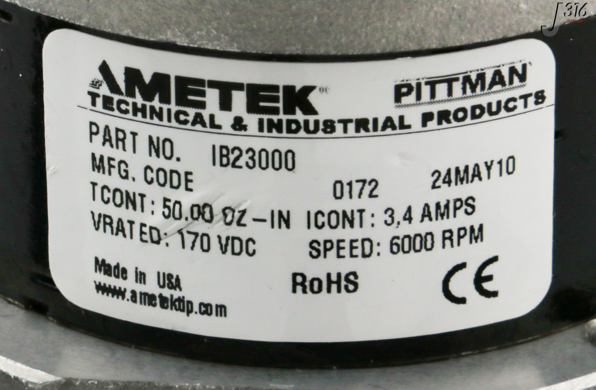 30278 AMETEK BRUSHLESS MOTOR, 662237-88, CYM3102-B, 263-16760-00